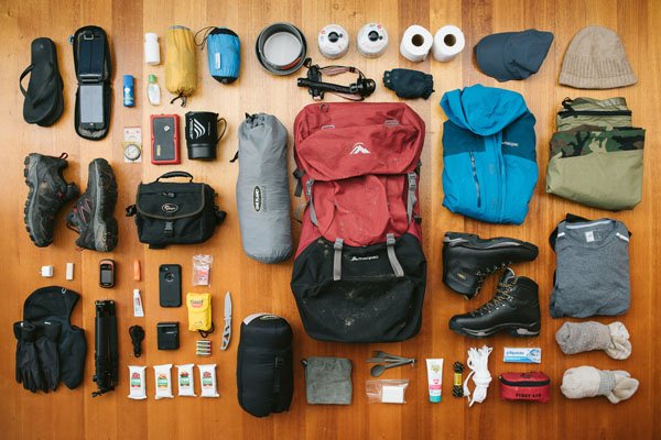 Climbing pack list guide